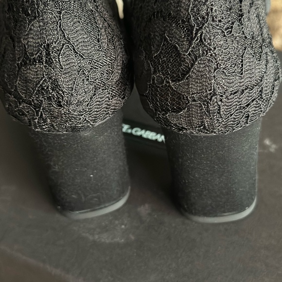 ♥️Dolce & Gabbana lace shoes New size 40 run size 9 - Picture 5 of 10